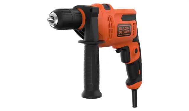 Black + Decker Keyless Corded Hammer Drill – 500W Black + Decker Keyless Corded Hammer Drill – 500W