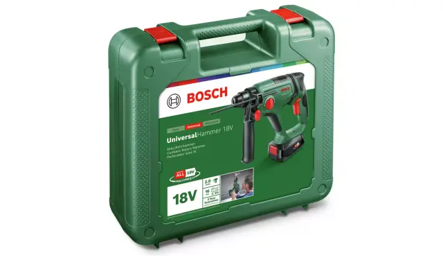 Bosch 06039D6072 2.5Ah Cordless Rotary Hammer Drill – 18V Bosch 06039D6072 2.5Ah Cordless Rotary Hammer Drill – 18V