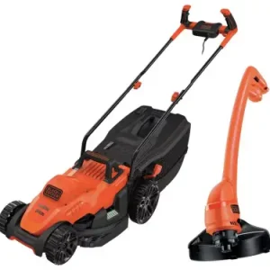 Black + Decker 34cm Corded Rotary Lawnmower - 1400W