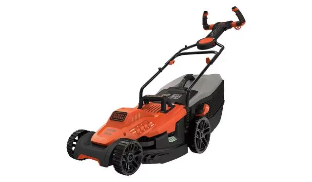 Black + Decker 38cm Corded Rotary Lawnmower - 1600W