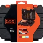 Black + Decker 50 Piece Drill, Screw and Socket Set