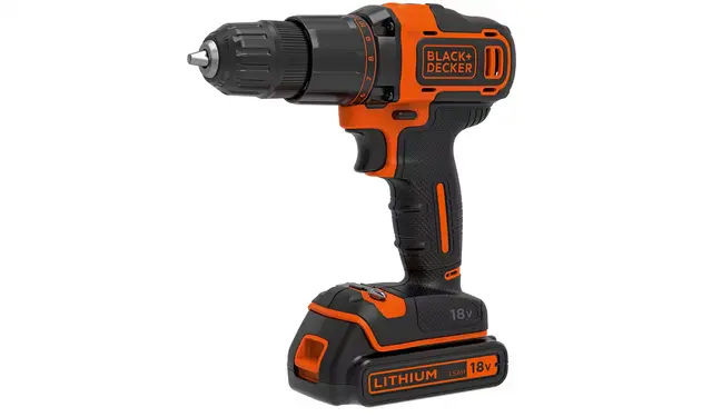 Black + Decker Cordless Hammer Drill & Mouse with Batteries1 Black + Decker Cordless Hammer Drill & Mouse with Batteries1