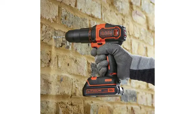 Black + Decker Cordless Hammer Drill & Mouse with Batteries2 Black + Decker Cordless Hammer Drill & Mouse with Batteries2