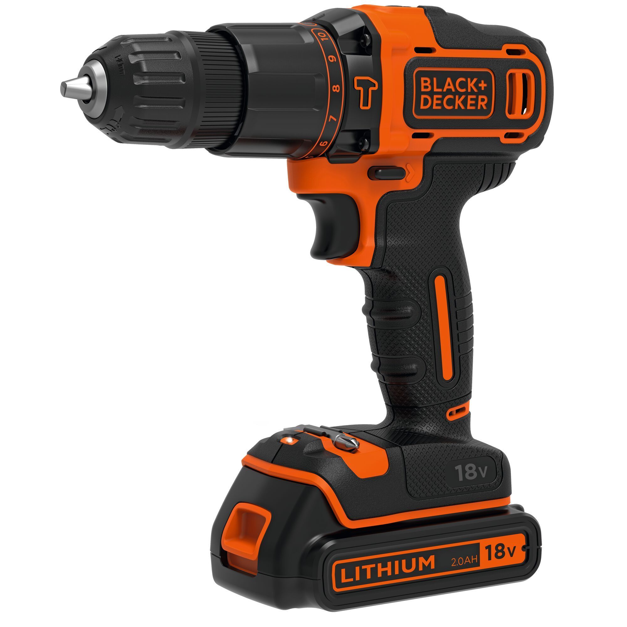 Black + Decker Hammer Drill Hand Tool and Drill Bit Set Black + Decker Hammer Drill Hand Tool and Drill Bit Set