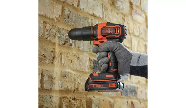 Black + Decker Hammer Drill Hand Tool and Drill Bit Set1 Black + Decker Hammer Drill Hand Tool and Drill Bit Set1