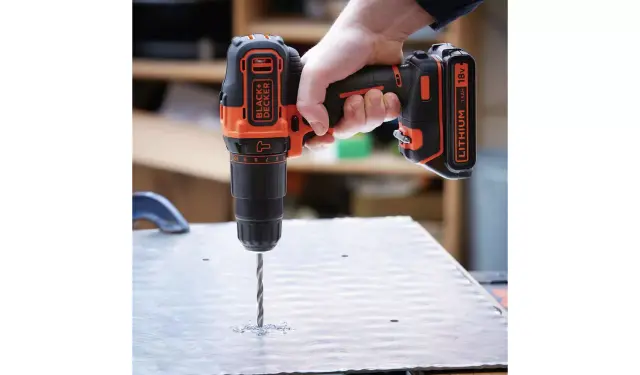 Black + Decker Hammer Drill Hand Tool and Drill Bit Set2 Black + Decker Hammer Drill Hand Tool and Drill Bit Set2