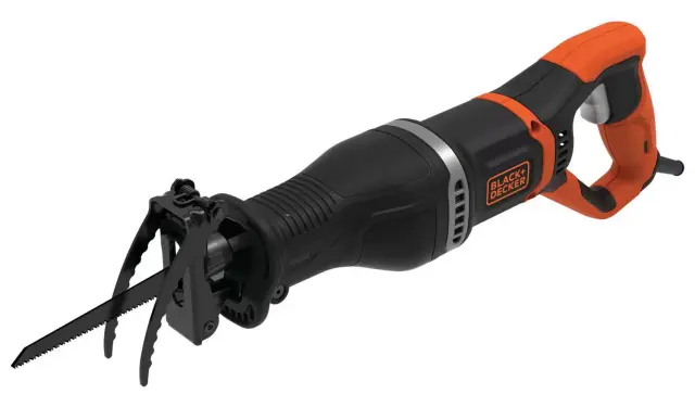 Black + Decker Reciprocating Saw – 750W, 4 Blades1 Black + Decker Reciprocating Saw – 750W, 4 Blades1