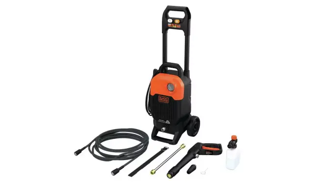 Black + Decker Vertical Pressure Washer – 2000W2 Black + Decker Vertical Pressure Washer – 2000W2