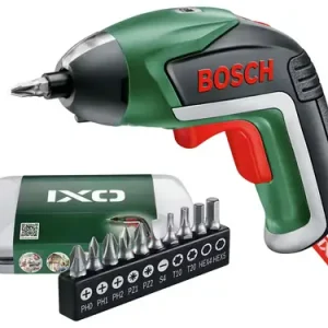 Bosch IXO V Cordless Screwdriver with 10 Bits & Case - 3.6V