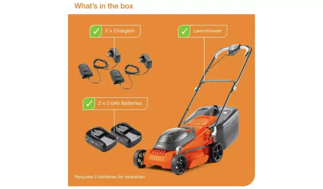 Flymo EasiStore 380R 38cm Cordless Rotary Lawnmower – 36V1 Flymo EasiStore 380R 38cm Cordless Rotary Lawnmower – 36V1