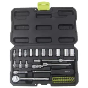 Guild 40 Piece 1/4 Inch Drive Socket Set