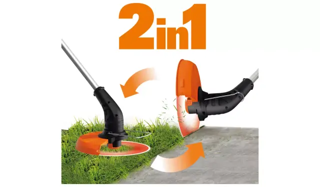 Worx Cordless 34cm Rotary Lawnmower and 25cm Grass Trimmer2 Worx Cordless 34cm Rotary Lawnmower and 25cm Grass Trimmer2